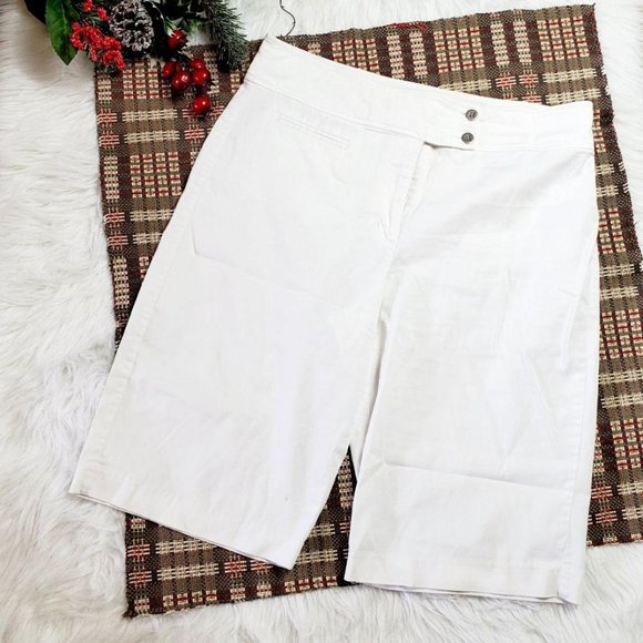 Chico's Pants - Chico Womens White Bermuda Short